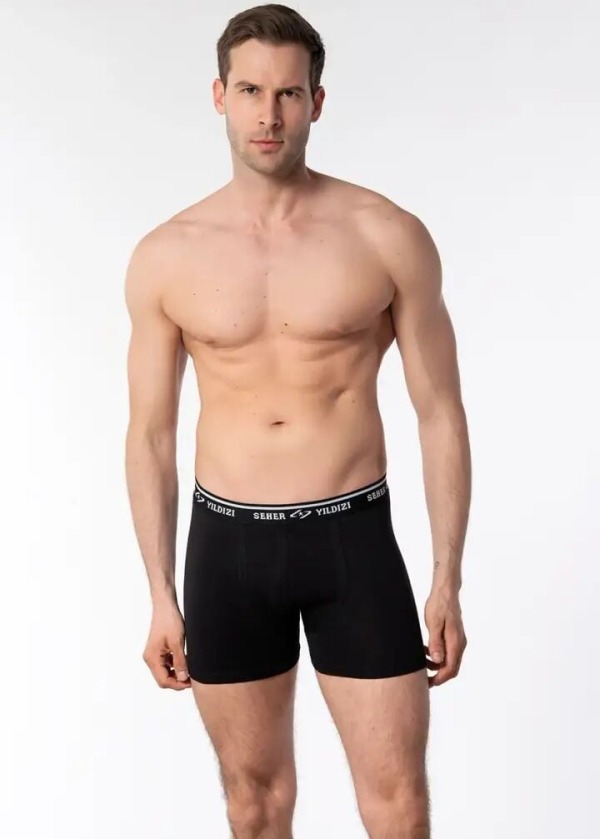  Erkek Likralı Boxer
